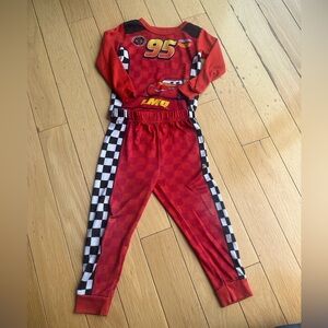 Red Lightning McQueen Pajama Set 4T